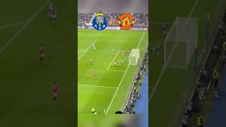 Porto Goals vs Man United  Europa League Highlights 💙🤍 shorts [upl. by Akimahc]