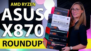 New ASUS X870 Motherboard Lineup  AMD Ryzen X3D Ready [upl. by Schwartz]