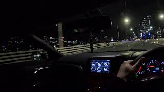 R35 GTR POV City Drive  BRISBANE CITY  AUSTRALIA  4K NO MUSIC [upl. by Anerroc610]