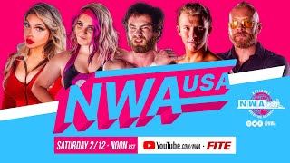 NWA USA S1E6  Natalia Markova v Kenzie Paige Colby Corino v Kerry Morton Anthony Mayweather [upl. by Blackstock]