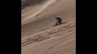 Sandboarding in San Pedro de Atacama chile sandboarding sanpedrodeatacama [upl. by Karie47]