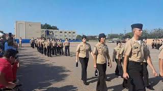 2024 NJROTC Area 18 Leadership Academy PassinReview [upl. by Hazelton]