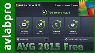 AVG 2015 Free Antivirus Install and Advanced Settings [upl. by Airdnua185]