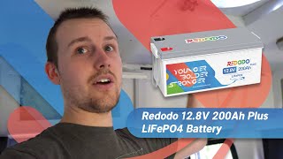 Redodo 12v 200AH Plus LiFePO4 Battery Installation [upl. by Dnalrah166]