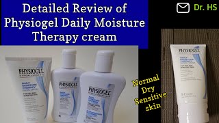 Honest ReviewPhysiogel daily moisture therapy creamFor Dry sensitive amp Acne prone skin [upl. by January]