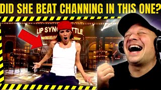 Lip Sync Battle JENNA DEWAN TATUM  Channing Tatum Response  SO FUNNY  Reaction  UK REACTOR [upl. by Anaiv847]