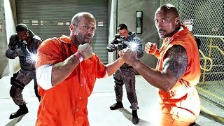 Statham vs The Rock BEST FIGHT SCENE Vietsub Avicii  Waiting For Love Instrumental [upl. by Acilejna454]