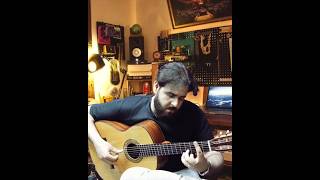 Epic classical guitar solo Estudio in E Minor by Francisco Tarrega [upl. by Idette]