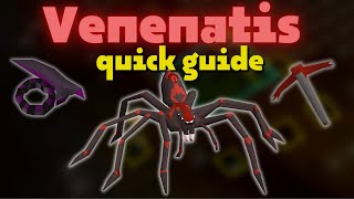 Venenatis Quick Safespot Guide  OSRS [upl. by Warrenne150]