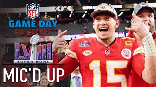 NFL Super Bowl LVIII Micd Up quotI want back to back to backquot  Game Day All Access [upl. by Durware89]