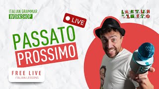 Italian Passato Prossimo Quiz – Live 🎉 [upl. by Neerbas]