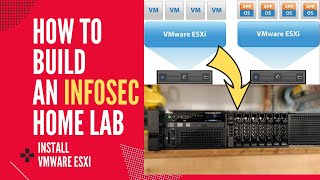 Building an Infosec IT Home Lab 4 Install and Configure vMware Esxi Hypervisor  Storage [upl. by Ferreby]