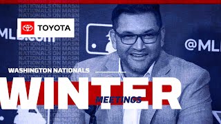 Davey Martinez on coaching changes at Winter Meetings [upl. by Fretwell]