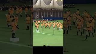 The color guard did a spinning high kick [upl. by Fini]