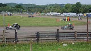 British Autograss Series Rd 1 Evesham day 2 23rd June 2024 Class 8 Re Run from day 1 Red Flag [upl. by Reizarf]