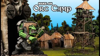 Making an Orc Camp and Watchtower from Household Junk [upl. by Illac]