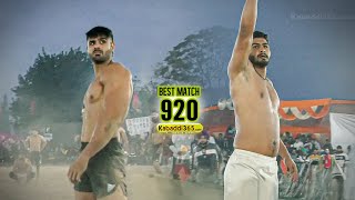 Best Match 920  Gurdaspur Lions VS Sarhala Ranuan  Morinda Ropar Kabaddi Cup 03 Jan 2022 [upl. by Merilee]