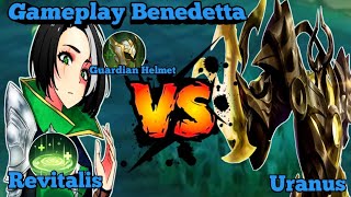 PARAH BANGET KETEMU URANUS DI KEROYOK NGGAK MATI MATI‼️GAMEPLAY BENEDETTA MOBILE LEGENDS [upl. by Percy]