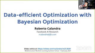 2021 33 Data efficient Optimization with Bayesian Optimization  Roberto Calandra [upl. by Hgielra]