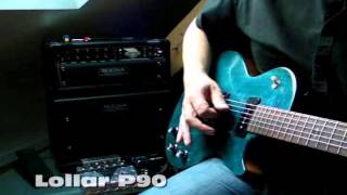 Pickup Lollar P90 VS Gibson P90 [upl. by Patrice759]