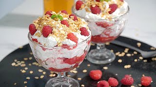 SCOTTISH Cranachan Traditional Dessert [upl. by Notlek]