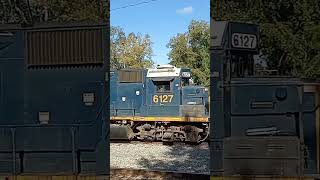 CSXT l732 local at Thomasville GA with 6127 GP402 amp 4063 SD403 11424 railfan [upl. by Narej]