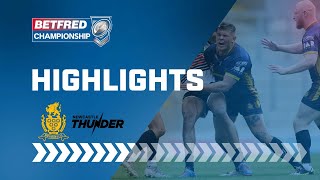 Highlights  Whitehaven v Newcastle Thunder [upl. by Janina402]