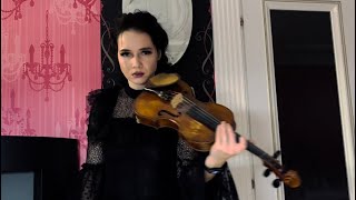 Bloody mary  Lady Gaga  cover violin by Yana Leonteva  Wednesday Addams dance  LadyGaga [upl. by Seligman]