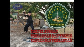 melatih teknik egosan dan tangkapan serangan dalam pencak silat [upl. by Nirak]