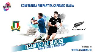 Autumn Nations Series 2021 ITAvNZL la conferenza stampa pre partita [upl. by Taam994]