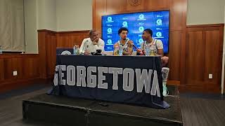 Georgetown Postgame Presser Lehigh [upl. by Eikciv]