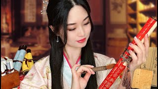 ASMR Ancient Chinese Library Roleplay [upl. by Olimreh862]