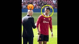 Ronaldo amp Sancho vs Ten Hag 🤬 [upl. by Oiruam691]