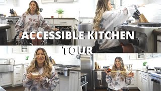 WHEELCHAIR ACCESSIBLE KITCHEN TOUR [upl. by Enyalahs]