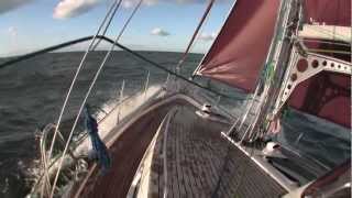 HABER 34C4 Deck Saloon  Motorsailer Yacht  HABER YACHTS [upl. by Klayman]