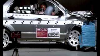 Ford Territory 2006 ANCAP Crash Test 4 stars [upl. by Lempres]