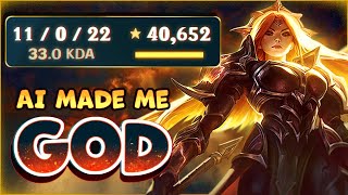 I am the TRUE IMMORTAL LEONA MID AI Created the PERFECT BUILD [upl. by Nitfa149]