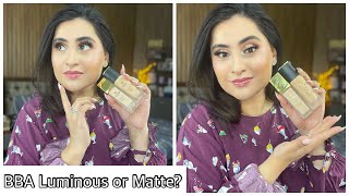 Beautify by Amna luminous and matte foundation comparison  Which one is better [upl. by Catherina]