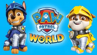 PAW Patrol World Pups Save the Power Station  Rescue Knight Pups [upl. by Eirot]