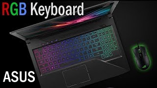 How to Setup Keyboard RGB Lighting Effect on ASUS Gaming Laptops [upl. by Tacy372]