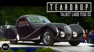 TALBOT LAGO T150 SS Teardrop Coupé 1937 Figoni amp Falaschi  Best of Show Louwman collection  SCC TV [upl. by Sharos816]