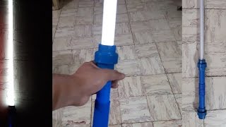 How to make a lightsaber hilt using PVC pipes and fittings [upl. by Tdnerb]