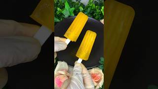 Mango drink popsicle icecream homemade jelly drink Itsmuntahakhanam [upl. by Krucik352]