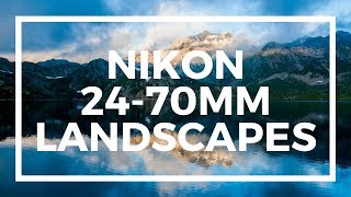 Is the Nikon 2470mm f28 a Good LANDSCAPE Lens [upl. by Domel]