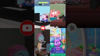 Tom Speed Contest 😱😱 Animation meme memes funnycartoon​ shorts​ mytalkingtom2 [upl. by Truscott]