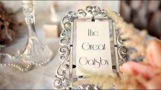 Great Gatsby Inspired Wedding Theme moodboard from Effclusive Events [upl. by Ahseuqal]