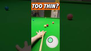 Snooker Thin Cuts Or Too Thin 🤔 GoPro Headcam POV [upl. by Asecnarf]