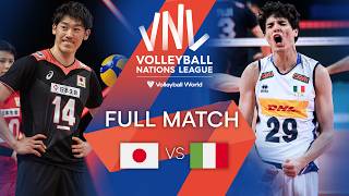 🇯🇵 JPN vs 🇮🇹 ITA  Full Match  Mens VNL 2021 [upl. by Sobel]