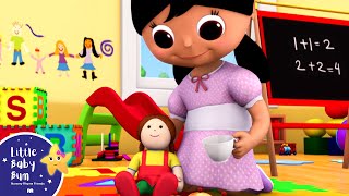 Miss Polly Had a Dolly  Nursery Rhymes for Babies by LittleBabyBum  ABCs and 123s [upl. by Codie]