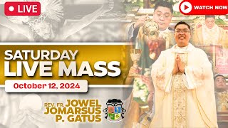 FILIPINO LIVE MASS TODAY ONLINE II OCTOBER 12 2024 II FR JOWEL JOMARSUS GATUS [upl. by Inaniel]